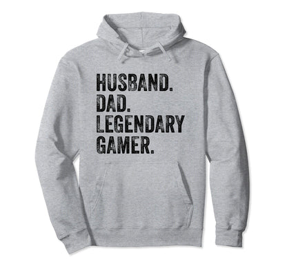 Gamer Dad Gaming Husband Video Game Hoodie - Graphic Print for Adults - T-Shirt, Sweatshirt, Hoodie