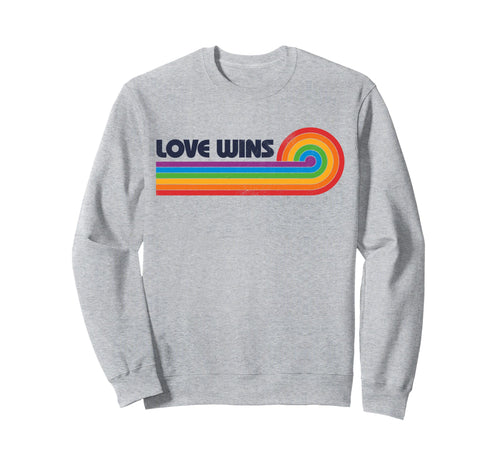 Lgbtq Love Wins Gay Pride Lgbt Sweatshirt - Fun Novelty Design for Adults - T-Shirt, Sweatshirt, Hoodie