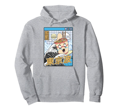 Instant Ramen Noodles Surfing Hoodie - Casual Everyday Wear for Adults - T-Shirt, Sweatshirt, Hoodie