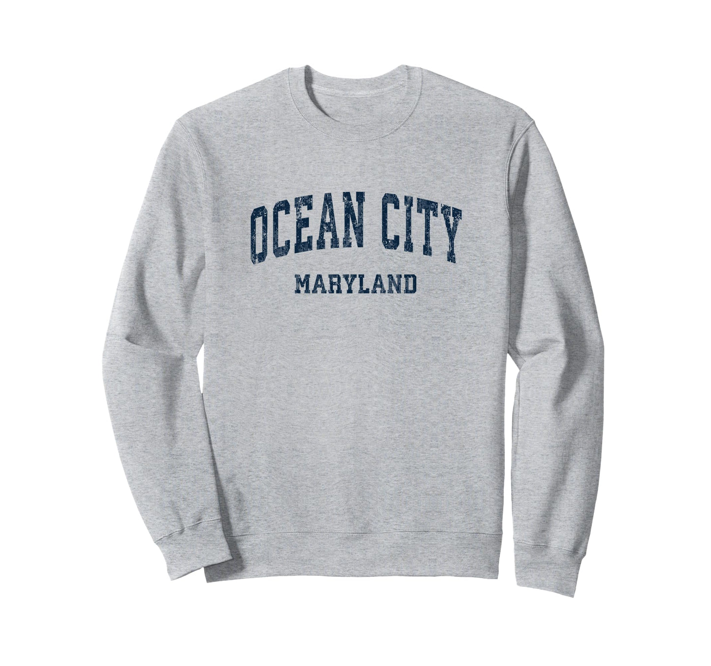 Ocean City Maryland Md Varsity Sweatshirt - Unique Graphic Men Women - T-Shirt, Sweatshirt, Hoodie