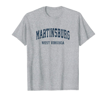 Martinsburg West Virginia Wv Varsity T-Shirt - Custom Art Print Men Women - T-Shirt, Sweatshirt, Hoodie