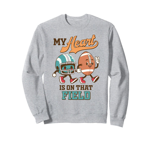 Football Mom Mama Biggest Fan Sweatshirt - Casual Everyday Wear for Adults - T-Shirt, Sweatshirt, Hoodie
