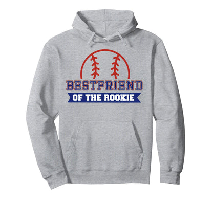 Best Friend Rookie 1St Birthday Baseball Hoodie - Graphic Print for Adults - T-Shirt, Sweatshirt, Hoodie