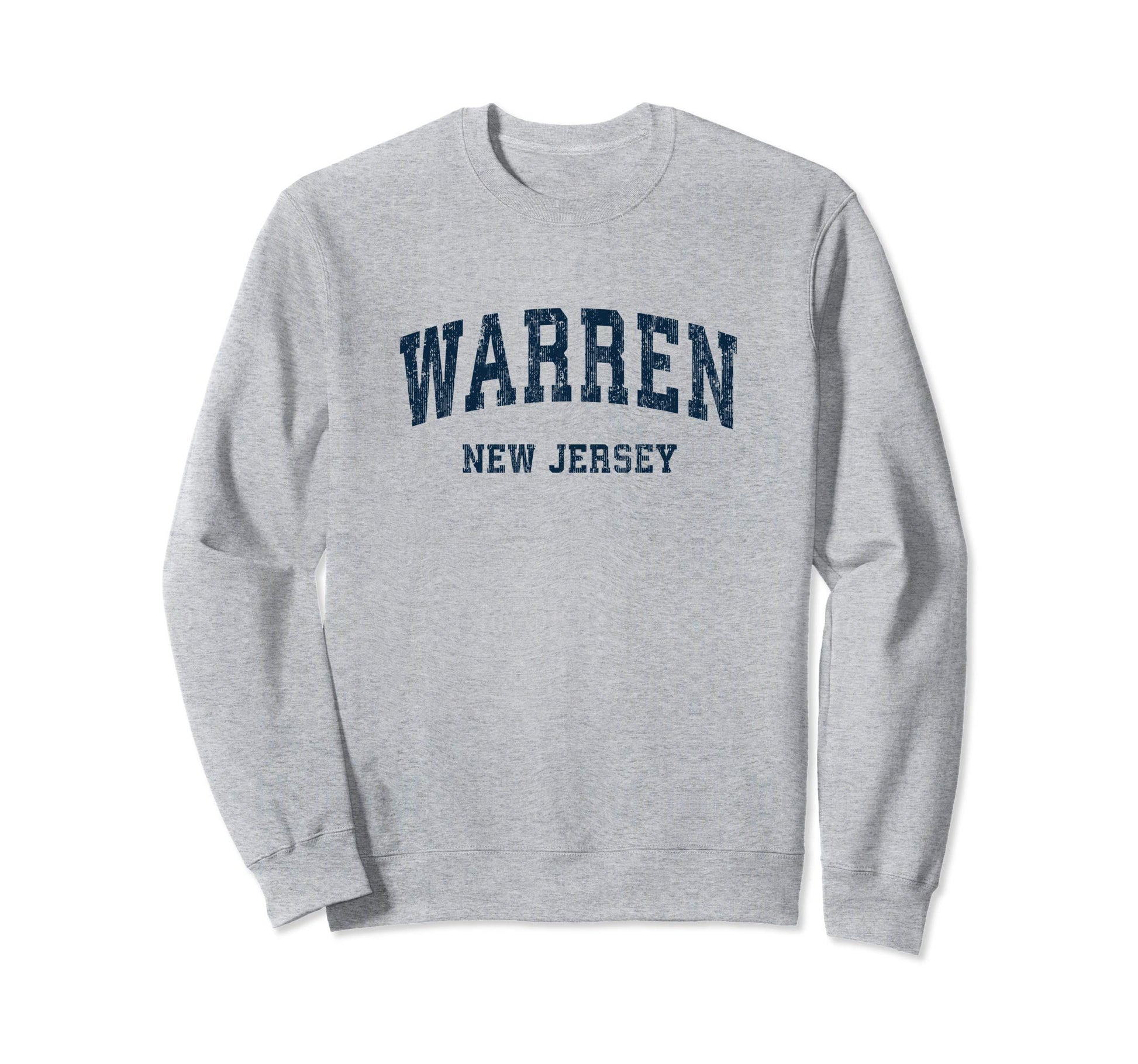 Warren New Jersey Nj Varsity Sports Sweatshirt - Unique Graphic Men Women - T-Shirt, Sweatshirt, Hoodie