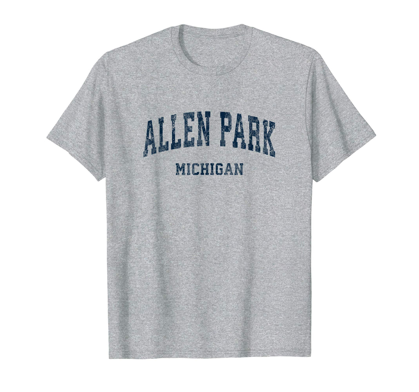 Allen Park Michigan Mi Varsity Sports Navy T-Shirt - Graphic Print Unisex - T-Shirt, Sweatshirt, Hoodie