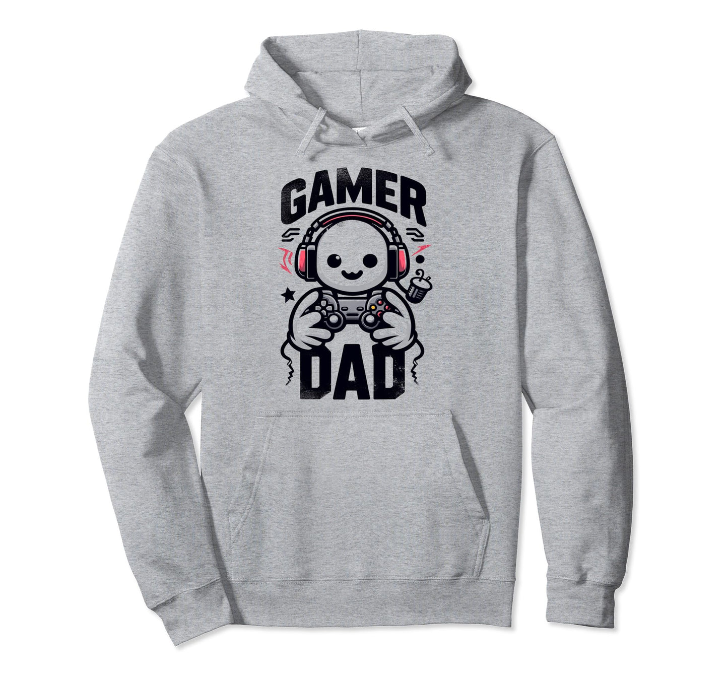 Gamer Dad Game Controller Gaming Video Hoodie - Fun Novelty Design Unisex - T-Shirt, Sweatshirt, Hoodie