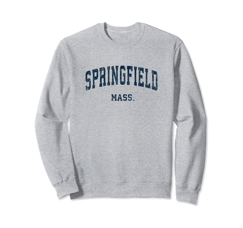 Springfield Massachusetts Ma Varsity Sweatshirt - Trendy Graphic Men Women - T-Shirt, Sweatshirt, Hoodie
