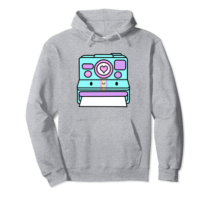 Camera Kawaii 80S 90S Japanese Hoodie - Casual Everyday Wear Unisex - T-Shirt, Sweatshirt, Hoodie
