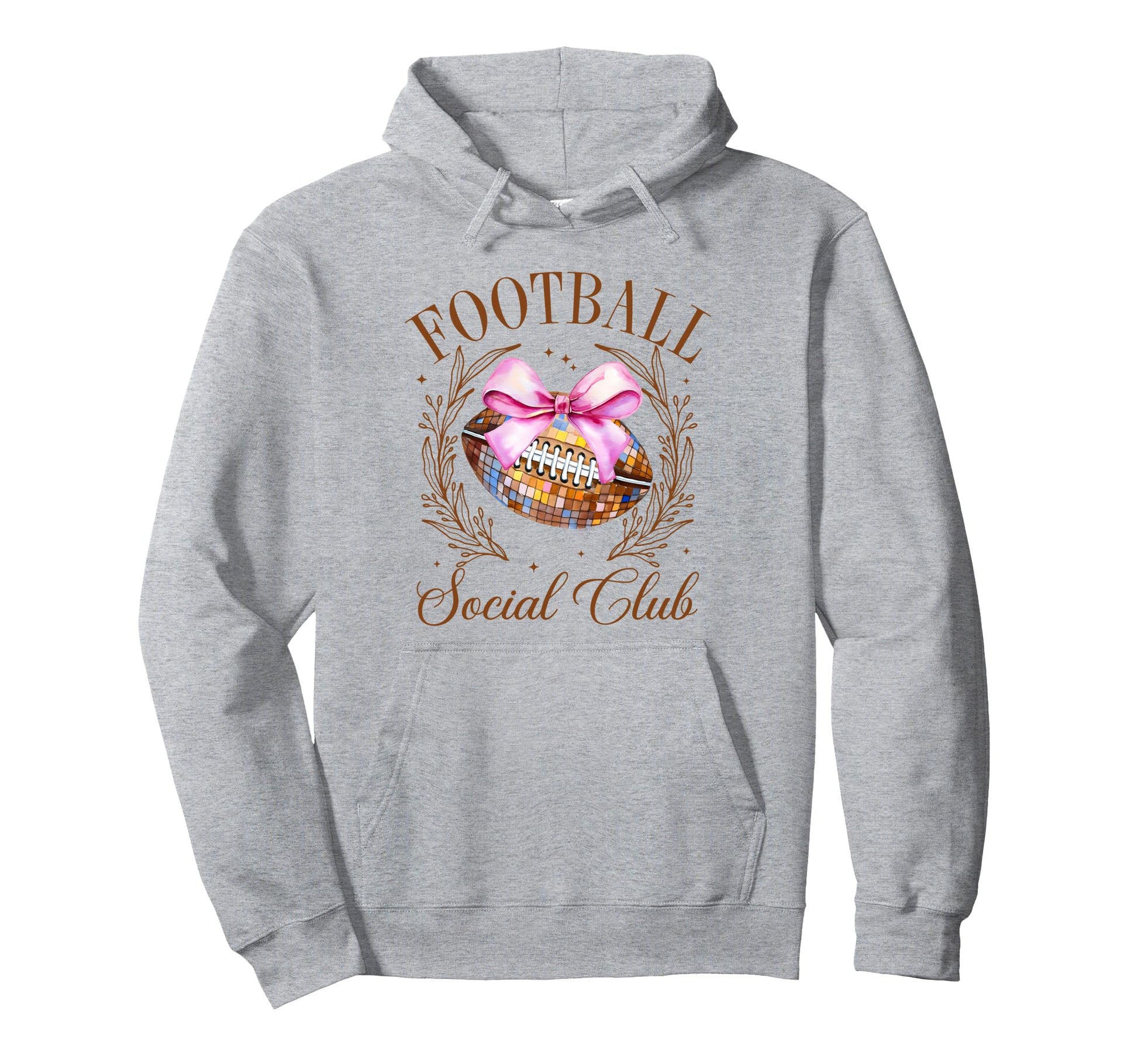 Coquette Football Social Club Football Hoodie - Unique Graphic for Adults - T-Shirt, Sweatshirt, Hoodie