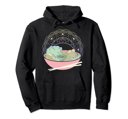 Otaku Crescent Moon Japanese Anime Food Hoodie - Novelty Apparel Men Women - T-Shirt, Sweatshirt, Hoodie