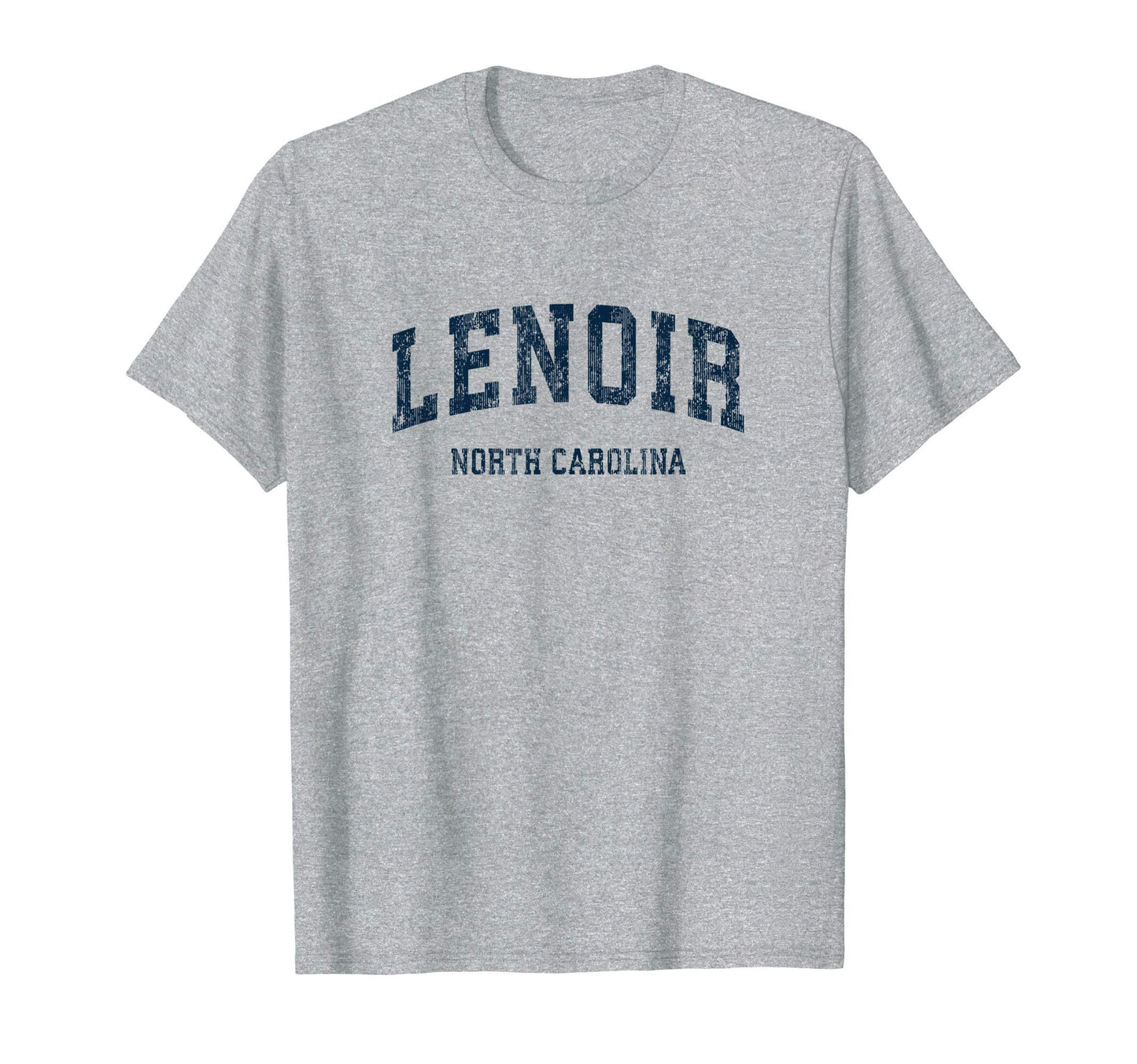 Lenoir North Carolina Nc Varsity T-Shirt - Minimalist Print for Adults - T-Shirt, Sweatshirt, Hoodie