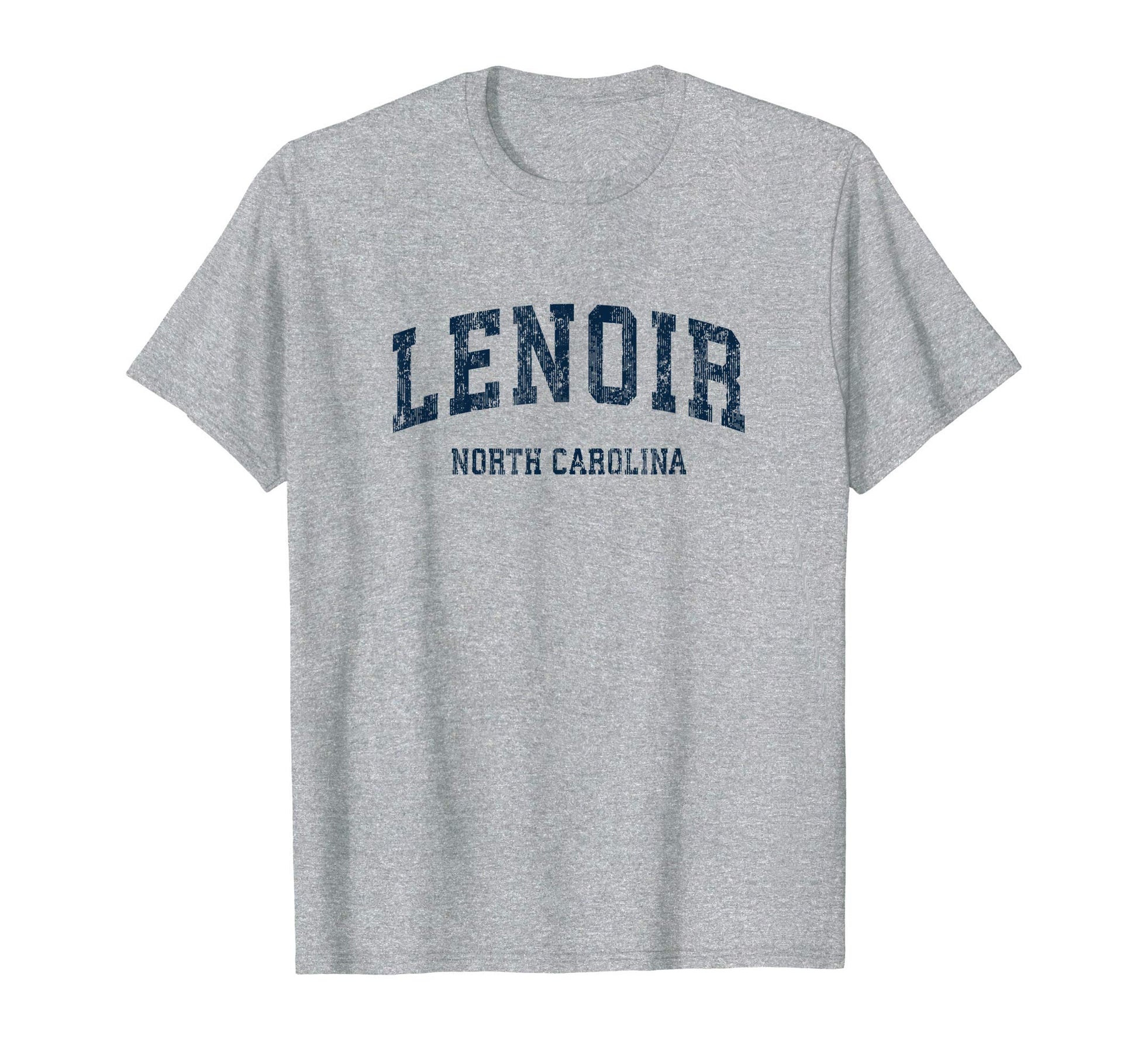 Lenoir North Carolina Nc Varsity T-Shirt - Minimalist Print for Adults - T-Shirt, Sweatshirt, Hoodie