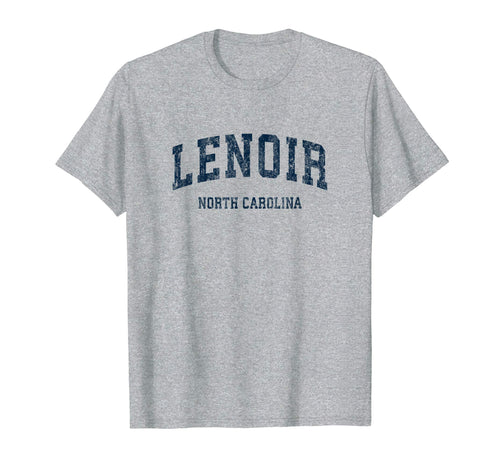 Lenoir North Carolina Nc Varsity T-Shirt - Minimalist Print for Adults - T-Shirt, Sweatshirt, Hoodie