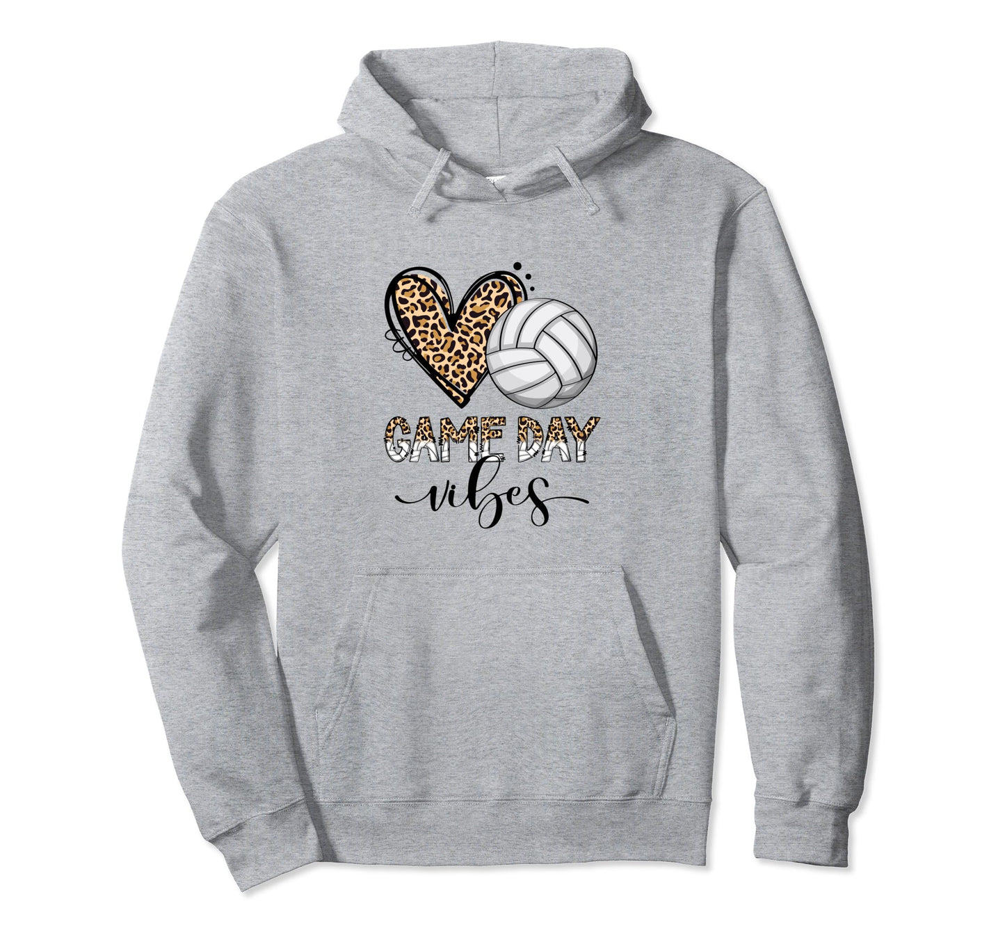 Volleyball Game Day Vibes Volleyball Mom Hoodie - Trendy Graphic Unisex - T-Shirt, Sweatshirt, Hoodie