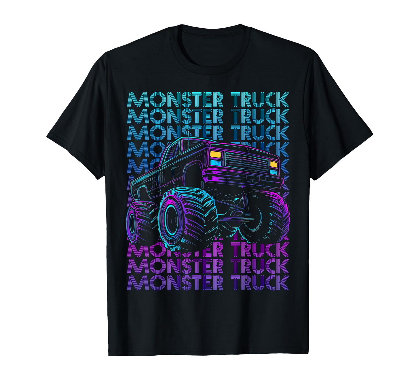 Monster Trucks 4 Wheeler Offroad T-Shirt - Fun Novelty Design for Adults - T-Shirt, Sweatshirt, Hoodie