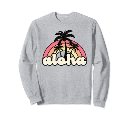 Aloha Hawaii Hawaiian Island Sweatshirt - Trendy Graphic for Adults - T-Shirt, Sweatshirt, Hoodie