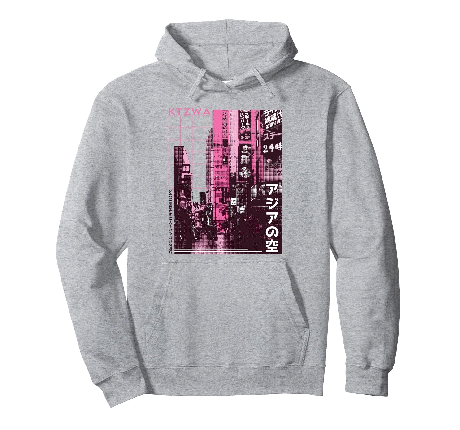 Japanese Aesthetic Streetwear Kanji Hoodie - Trendy Graphic for Adults - T-Shirt, Sweatshirt, Hoodie