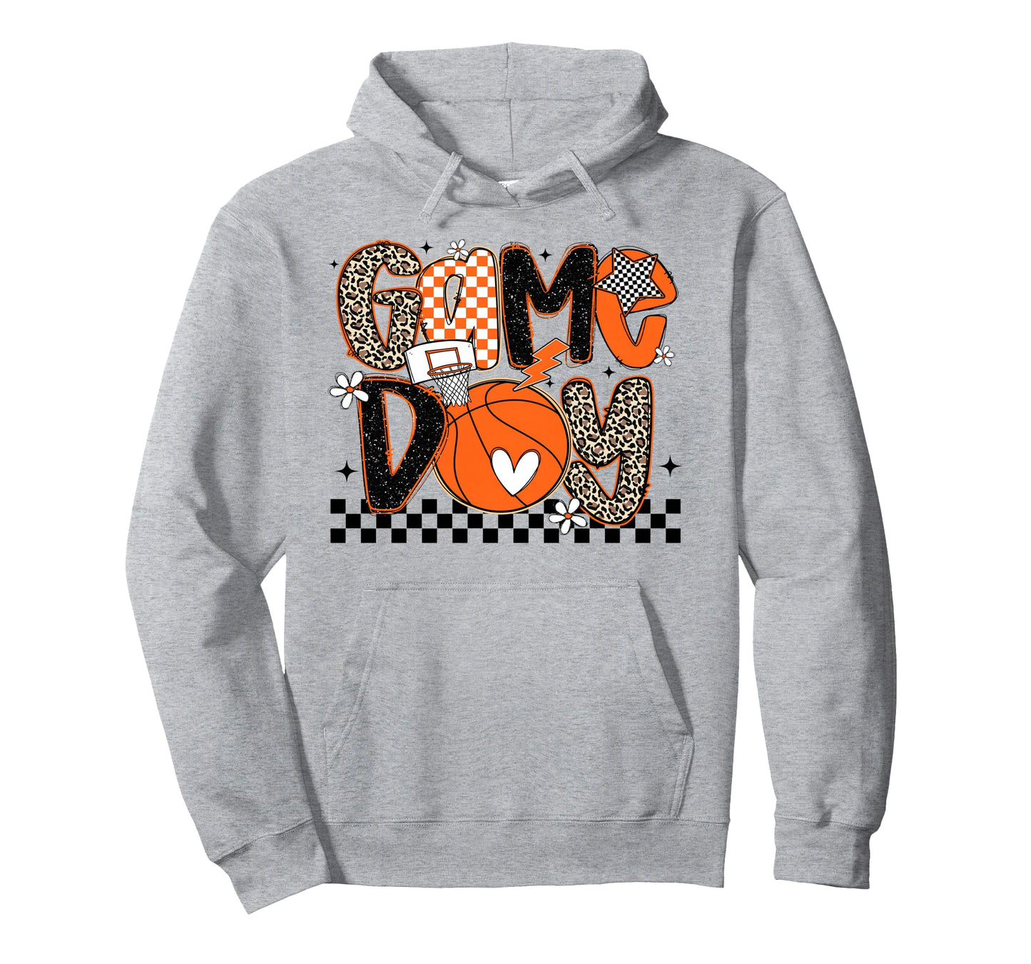Game Day Basketball Game Day Hoodie - Fun Novelty Design Unisex - T-Shirt, Sweatshirt, Hoodie