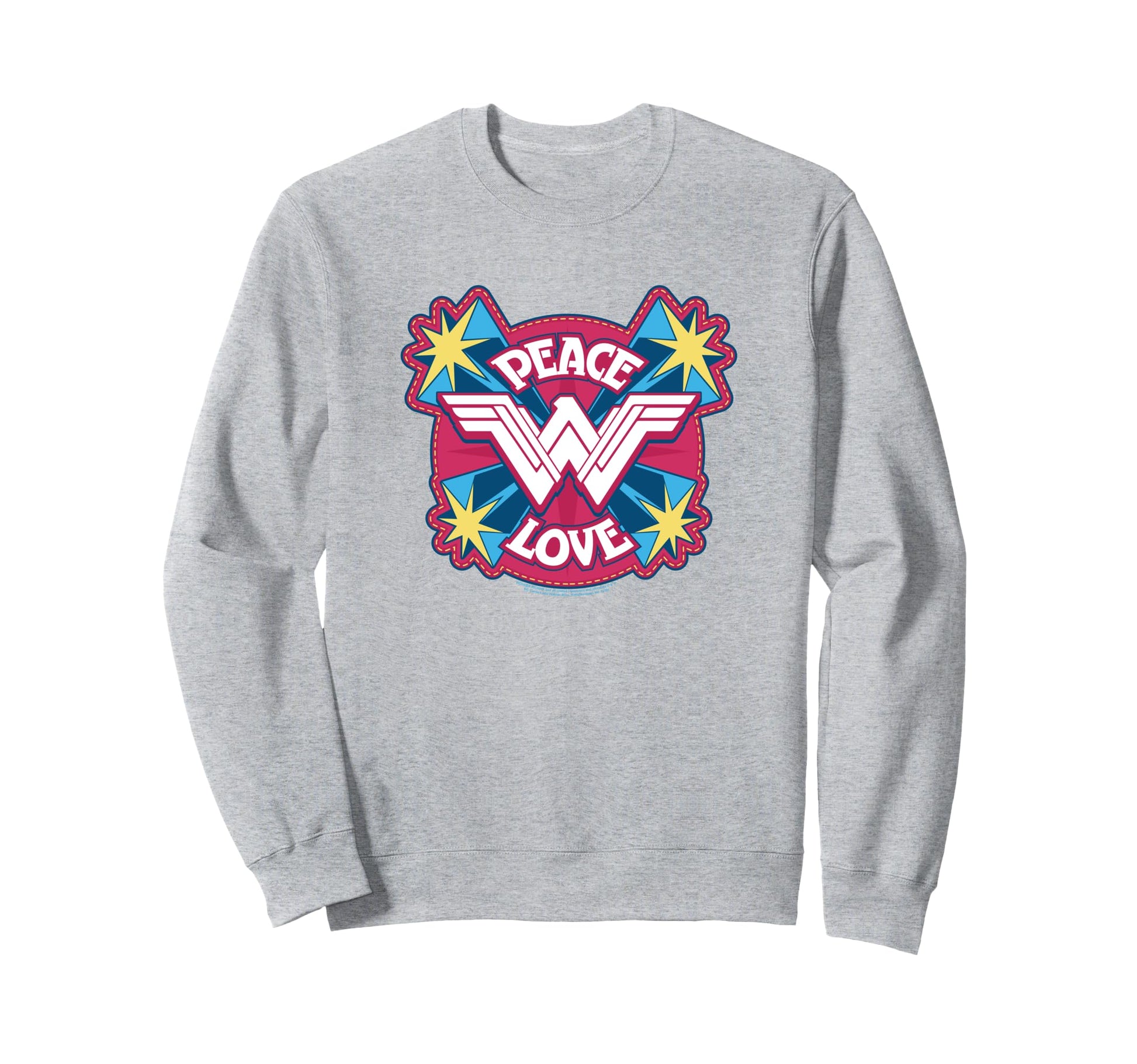 Wonder Movie Peace Love Sweatshirt - Custom Art Print Unisex - T-Shirt, Sweatshirt, Hoodie