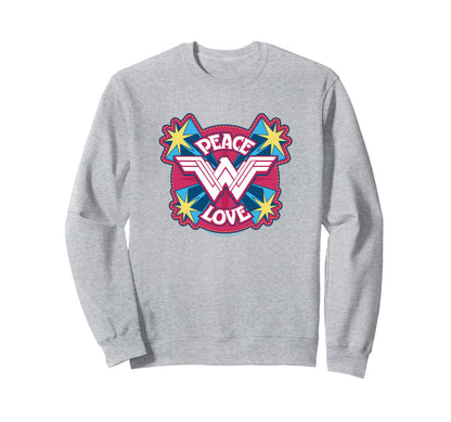 Wonder Movie Peace Love Sweatshirt - Custom Art Print Unisex - T-Shirt, Sweatshirt, Hoodie