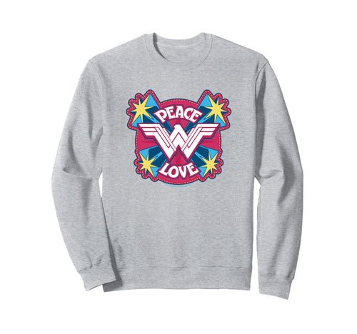 Wonder Movie Peace Love Sweatshirt - Custom Art Print Unisex - T-Shirt, Sweatshirt, Hoodie