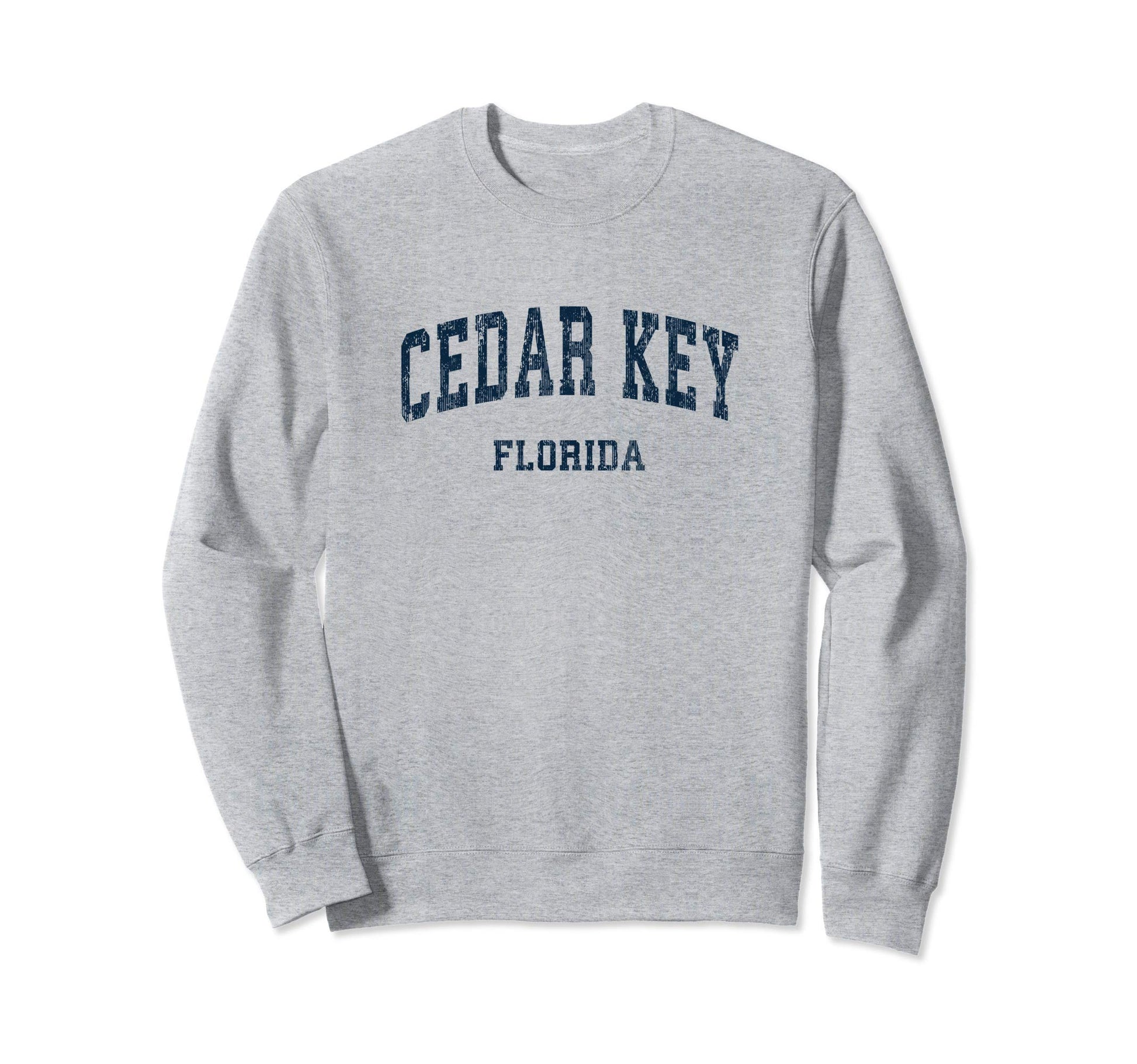 Cedar Key Florida Fl Varsity Sports Sweatshirt - Minimalist Print Unisex - T-Shirt, Sweatshirt, Hoodie