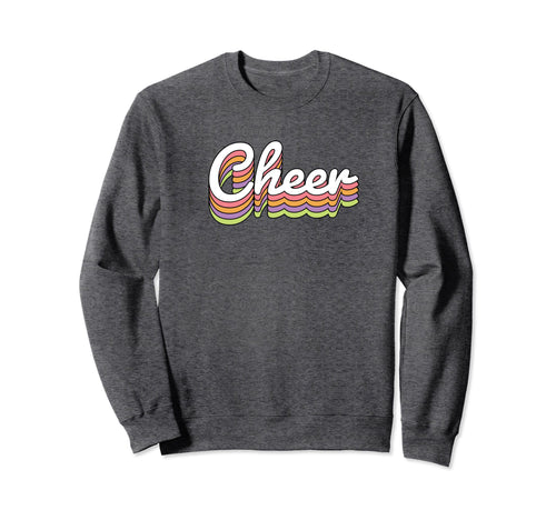 Cheer Rainbow Cheerleader Sweatshirt - Custom Art Print for Adults - T-Shirt, Sweatshirt, Hoodie