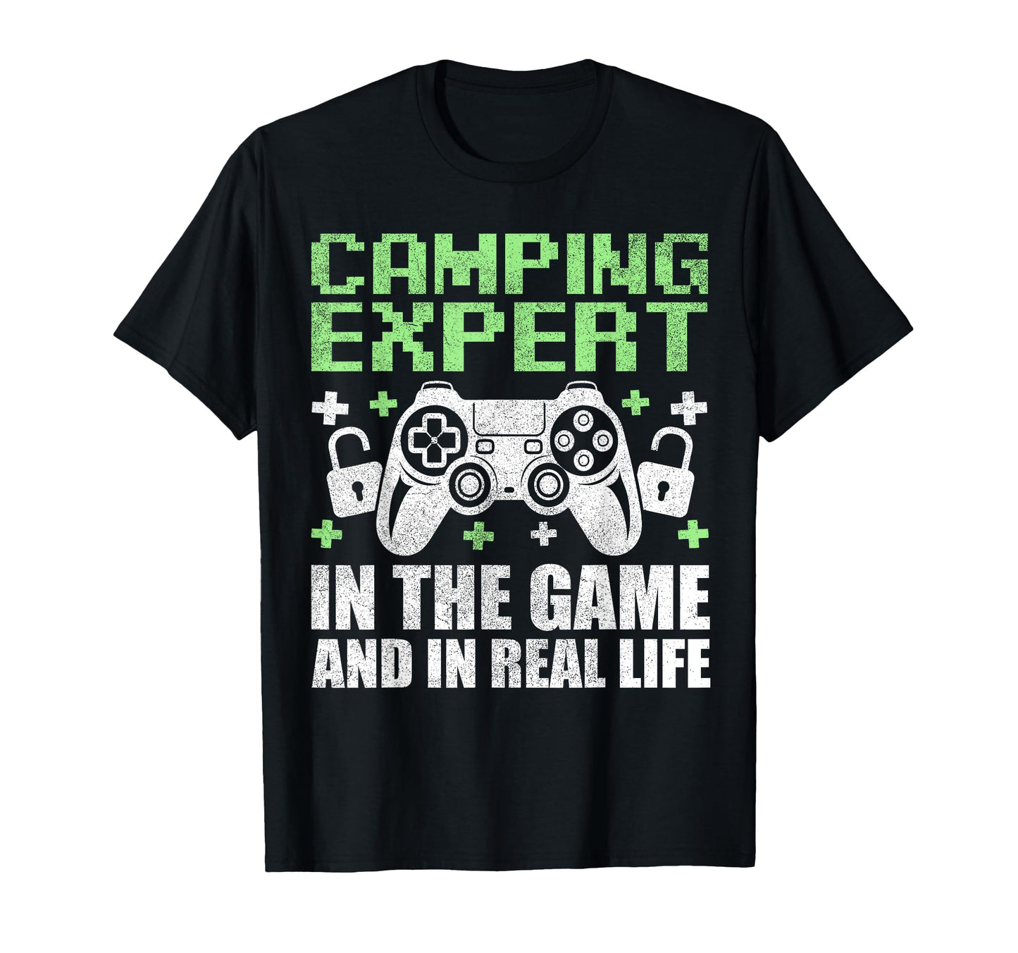 Gamer Dad Fathers Day Camping Expert Game T-Shirt - Novelty Apparel Unisex - T-Shirt, Sweatshirt, Hoodie