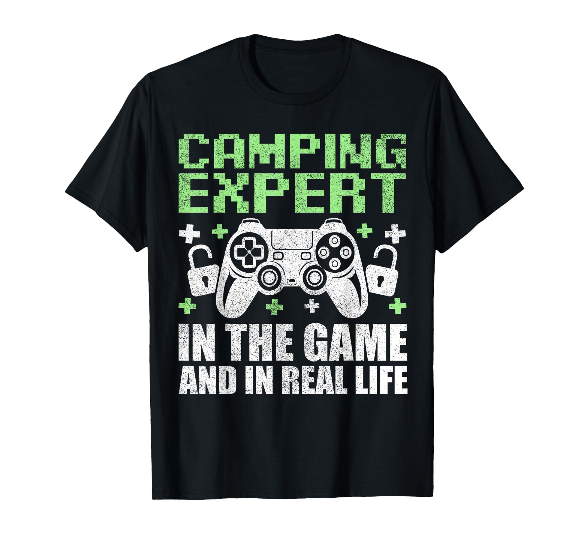 Gamer Dad Fathers Day Camping Expert Game T-Shirt - Novelty Apparel Unisex - T-Shirt, Sweatshirt, Hoodie