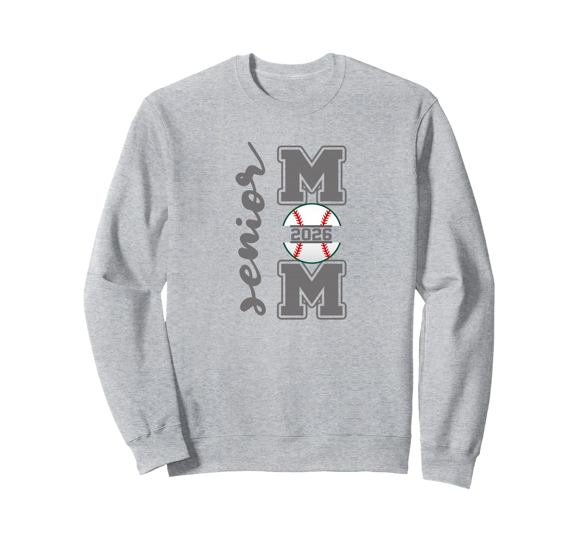 Senior Mom 2026 Baseball Athlete Sweatshirt - Novelty Apparel Men Women - T-Shirt, Sweatshirt, Hoodie