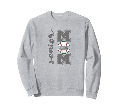 Senior Mom 2026 Baseball Athlete Sweatshirt - Novelty Apparel Men Women - T-Shirt, Sweatshirt, Hoodie