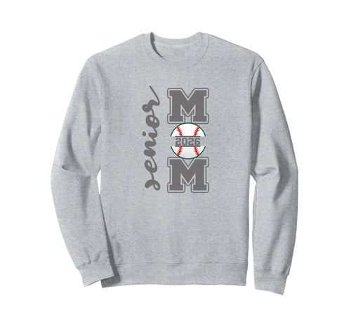 Senior Mom 2026 Baseball Athlete Sweatshirt - Novelty Apparel Men Women - T-Shirt, Sweatshirt, Hoodie
