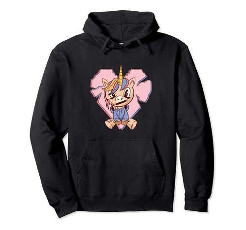Anime Kawaii Unicorn Hoodie - Minimalist Print for Adults - T-Shirt, Sweatshirt, Hoodie