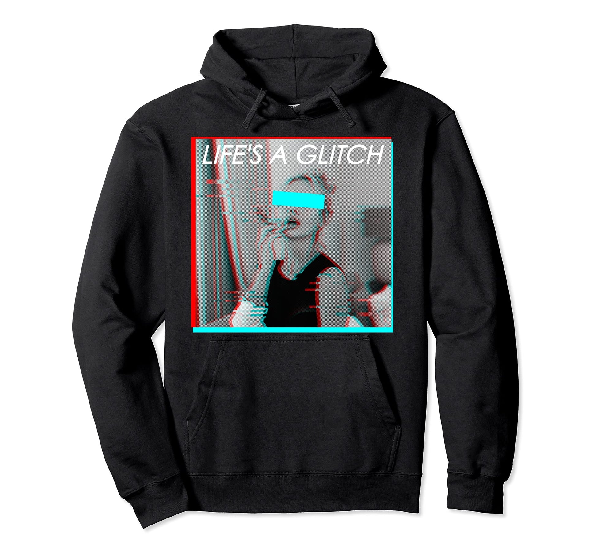 Life Is Glitch Soft Grunge Aesthetic Hoodie - Trendy Graphic Unisex - T-Shirt, Sweatshirt, Hoodie