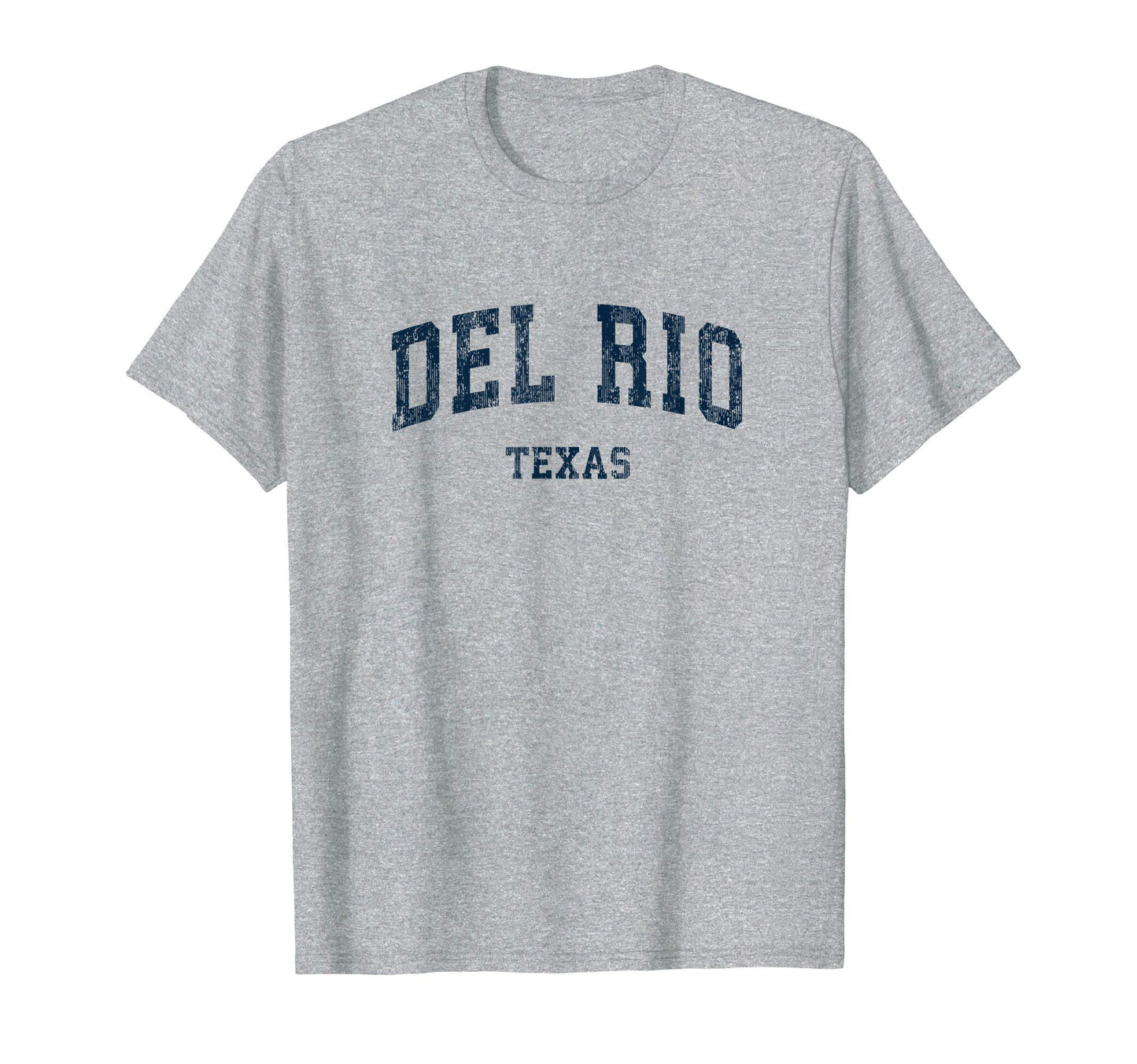 Del Rio Texas Tx Varsity Sports Navy T-Shirt - Trendy Graphic Men Women - T-Shirt, Sweatshirt, Hoodie