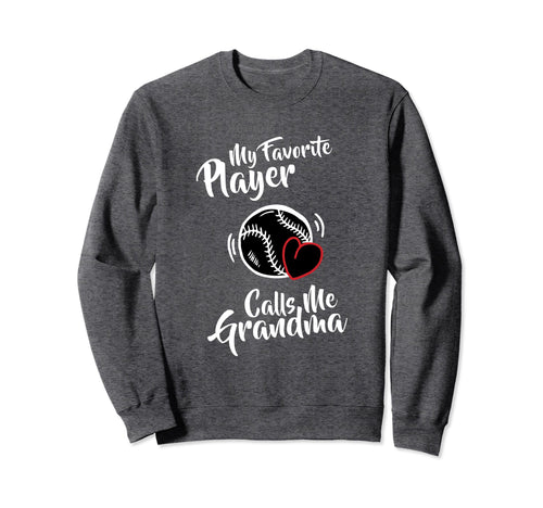 My Favorite Baseball Player Calls Sweatshirt - Minimalist Print Men Women - T-Shirt, Sweatshirt, Hoodie