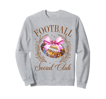 Coquette Football Social Club Sweatshirt - Custom Art Print Unisex - T-Shirt, Sweatshirt, Hoodie
