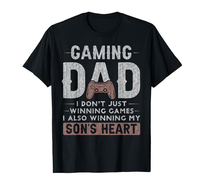 Gaming Dad Father Son Fathers Day T-Shirt - Trendy Graphic for Adults - T-Shirt, Sweatshirt, Hoodie