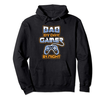 Video Gamer Dad Gift Fathers Day Hoodie - Graphic Print Unisex - T-Shirt, Sweatshirt, Hoodie