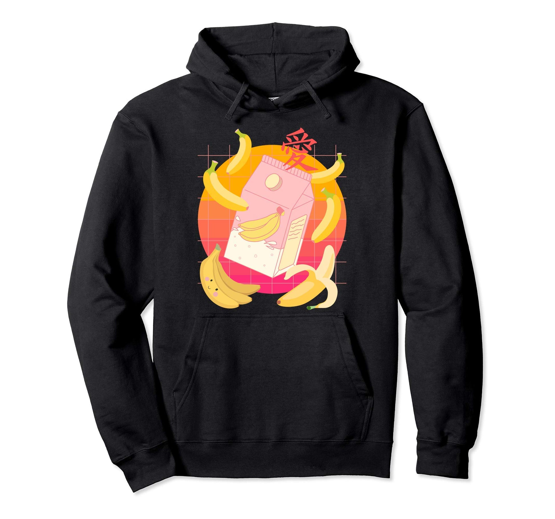 Kawaii Strawberry Banana Milk Hoodie - Casual Everyday Wear Men Women - T-Shirt, Sweatshirt, Hoodie