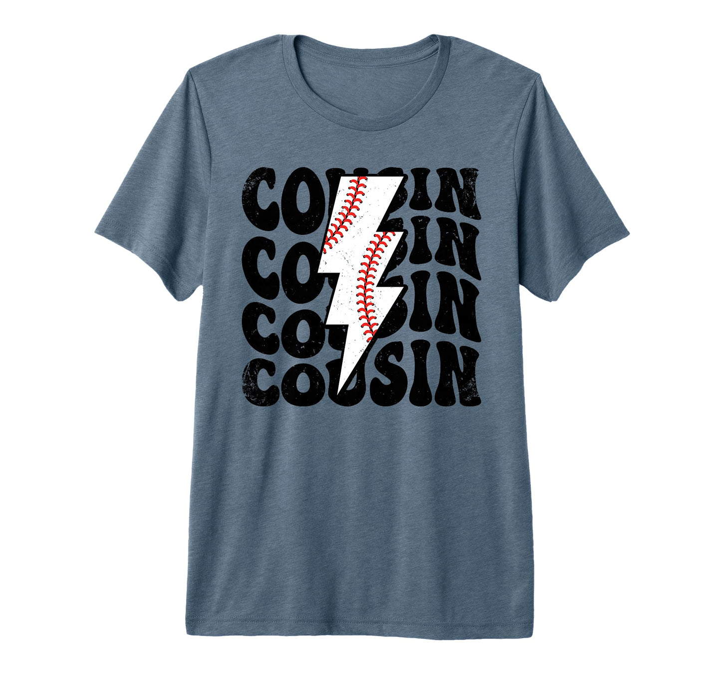 Lightning Groovy Proud Baseball Cousin T-Shirt - Unique Graphic Unisex - T-Shirt, Sweatshirt, Hoodie