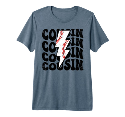 Lightning Groovy Proud Baseball Cousin T-Shirt - Unique Graphic Unisex - T-Shirt, Sweatshirt, Hoodie
