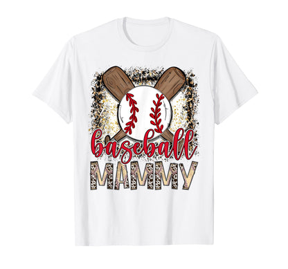 Baseball Mammy Leopard Proud Ball T-Shirt - Aesthetic Graphic Men Women - T-Shirt, Sweatshirt, Hoodie