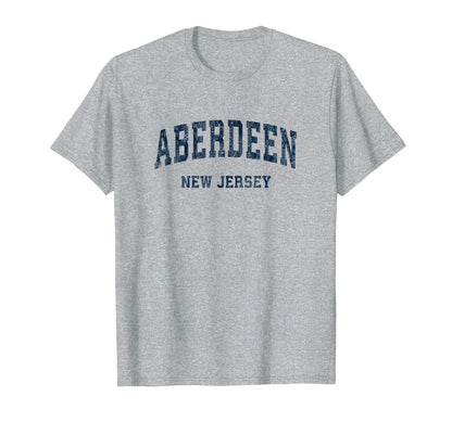 Aberdeen New Jersey Nj Varsity Sports T-Shirt - Custom Art Print Unisex - T-Shirt, Sweatshirt, Hoodie