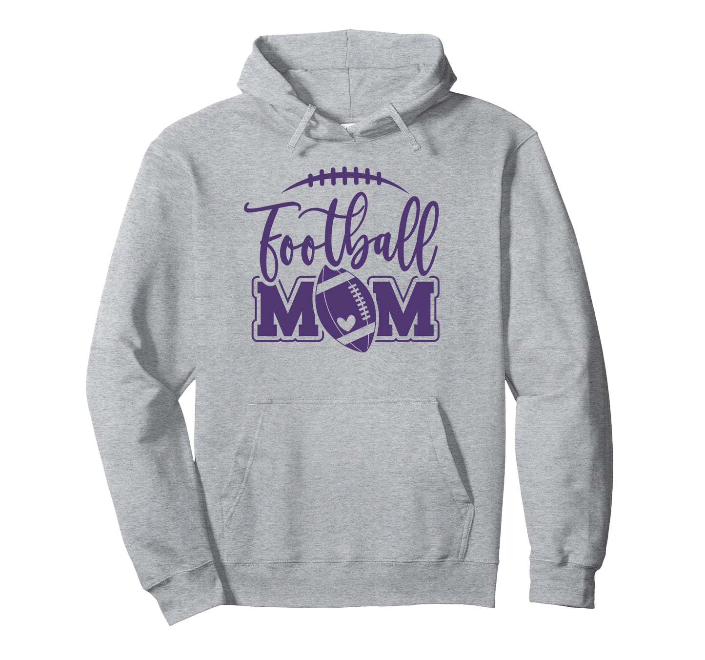 Womens Game Day Purple And White High Hoodie - Graphic Print Men Women - T-Shirt, Sweatshirt, Hoodie