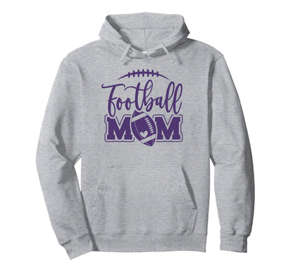 Womens Game Day Purple And White High Hoodie - Graphic Print Men Women - T-Shirt, Sweatshirt, Hoodie