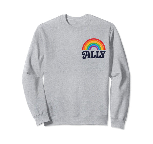 Lgbtq Ally Pocket Gay Pride Lgbt Sweatshirt - Graphic Print for Adults - T-Shirt, Sweatshirt, Hoodie