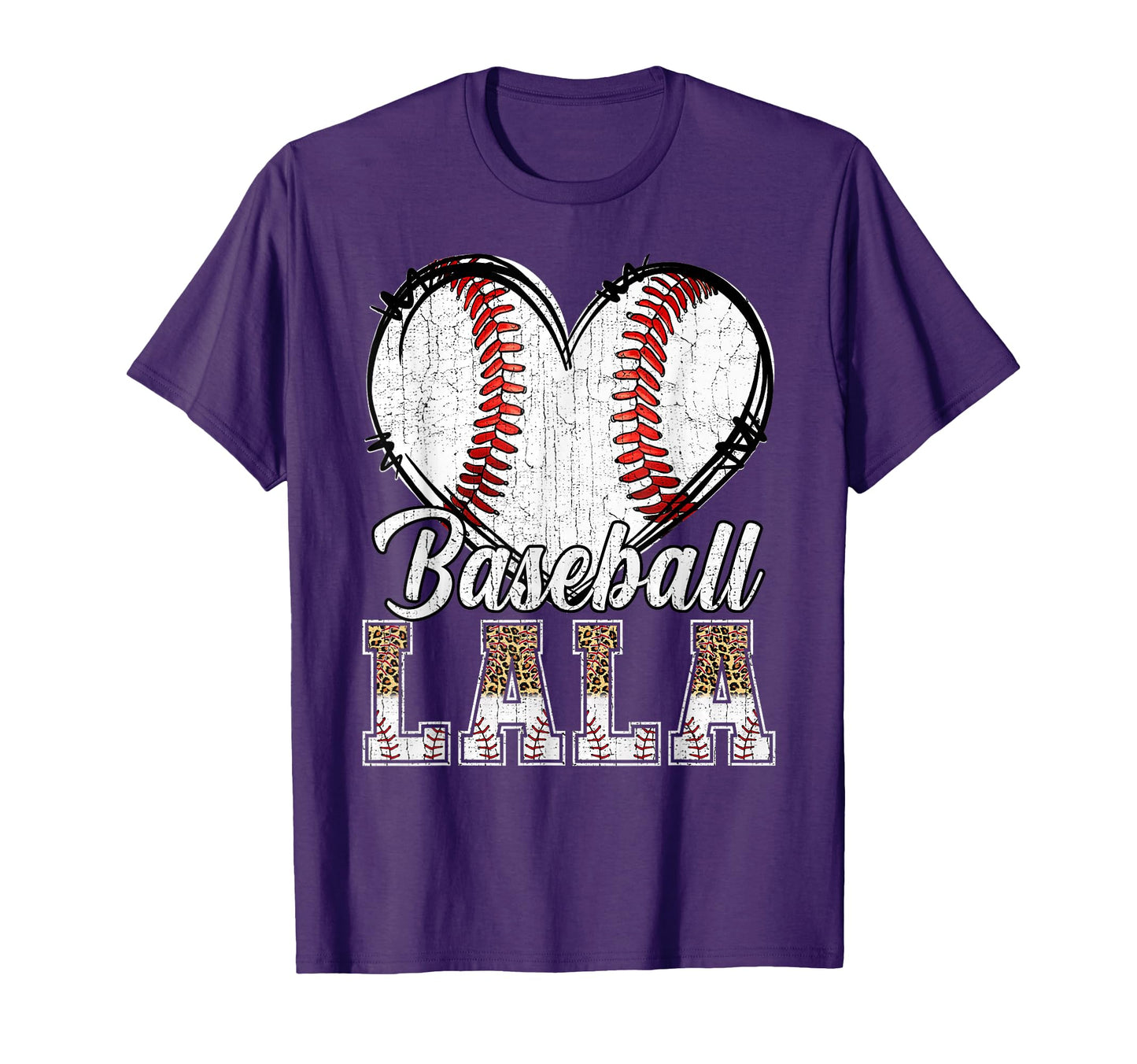 Softball Baseball Lala Heart T-Shirt - Aesthetic Graphic for Adults - T-Shirt, Sweatshirt, Hoodie