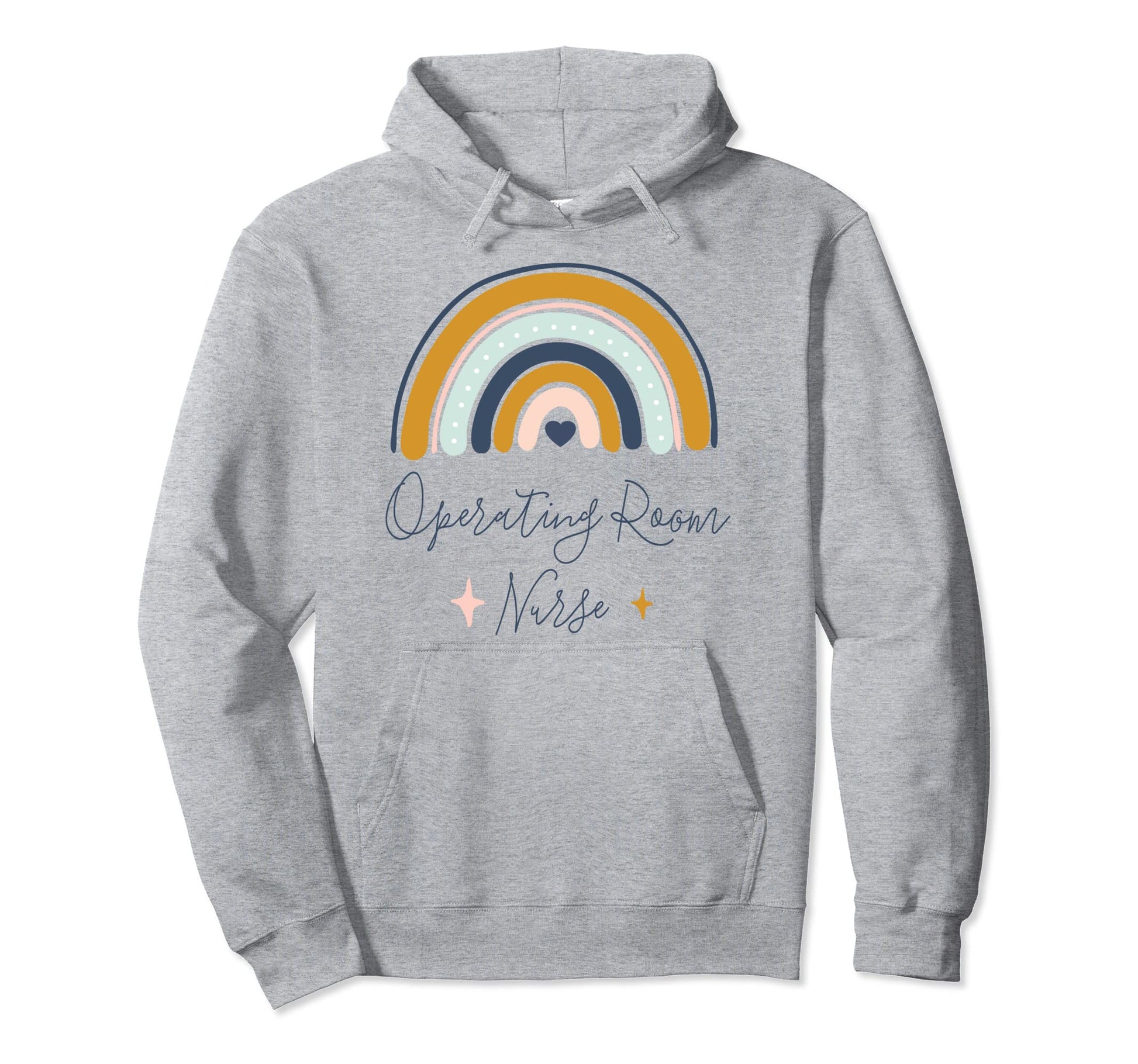 Operating Room Nurse Boho Rainbow Or Nurse Hoodie - Trendy Graphic Unisex - T-Shirt, Sweatshirt, Hoodie