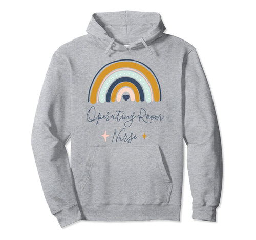 Operating Room Nurse Boho Rainbow Or Nurse Hoodie - Trendy Graphic Unisex - T-Shirt, Sweatshirt, Hoodie